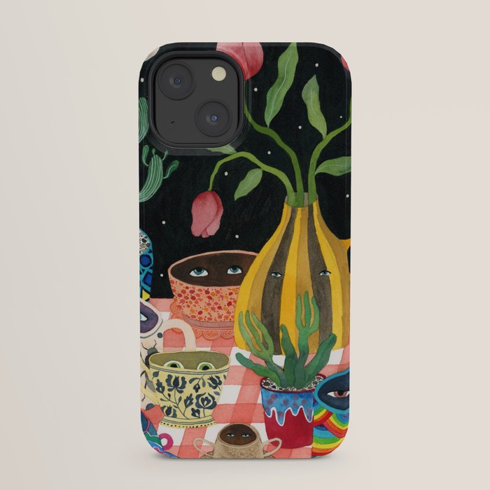 Suspicious mugs 2 iPhone Case