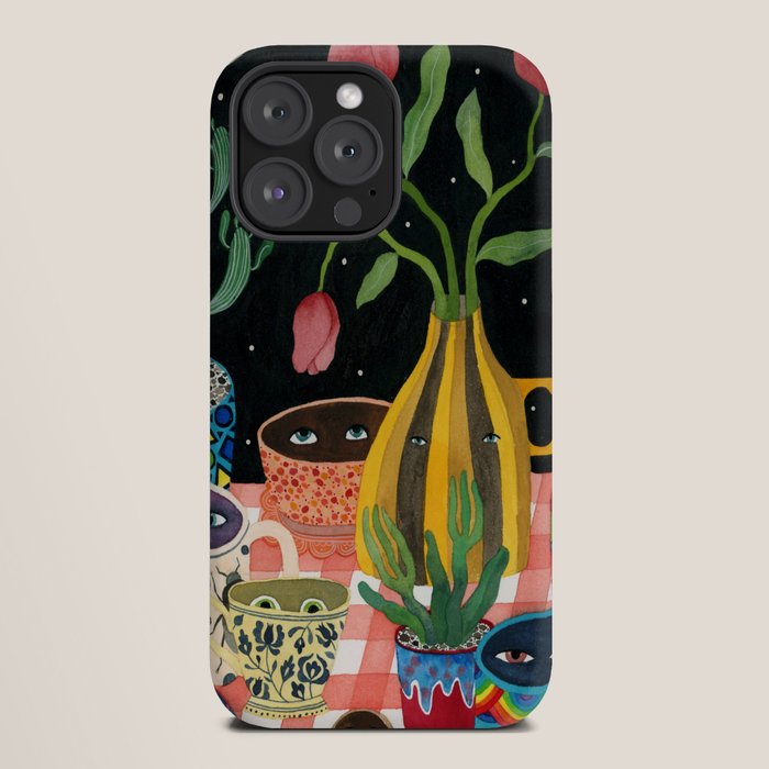 Suspicious mugs 2 iPhone Case