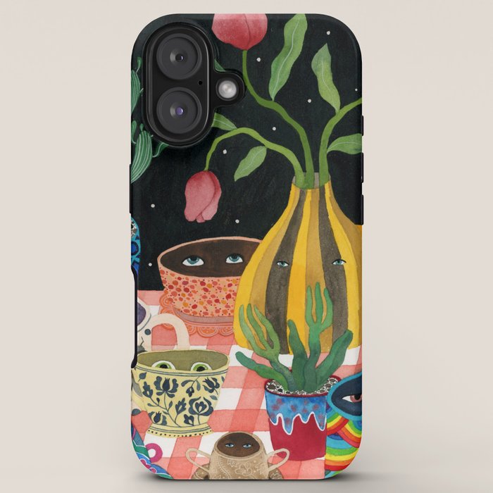 Suspicious mugs 2 iPhone Case