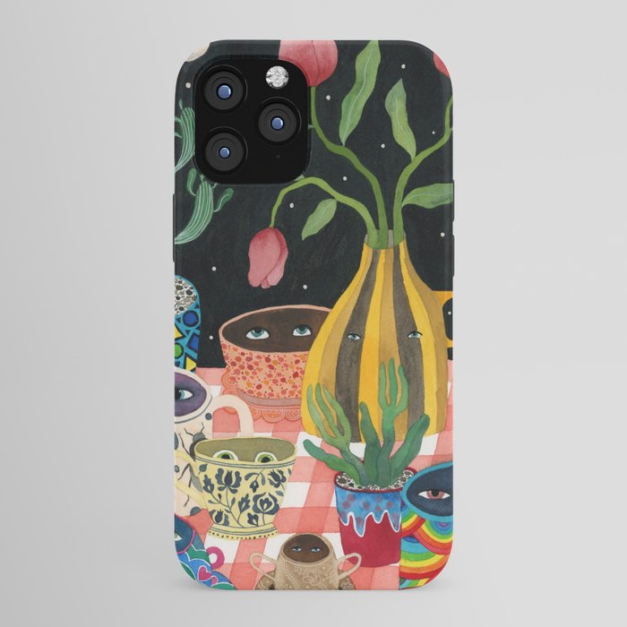 Suspicious mugs 2 iPhone Case
