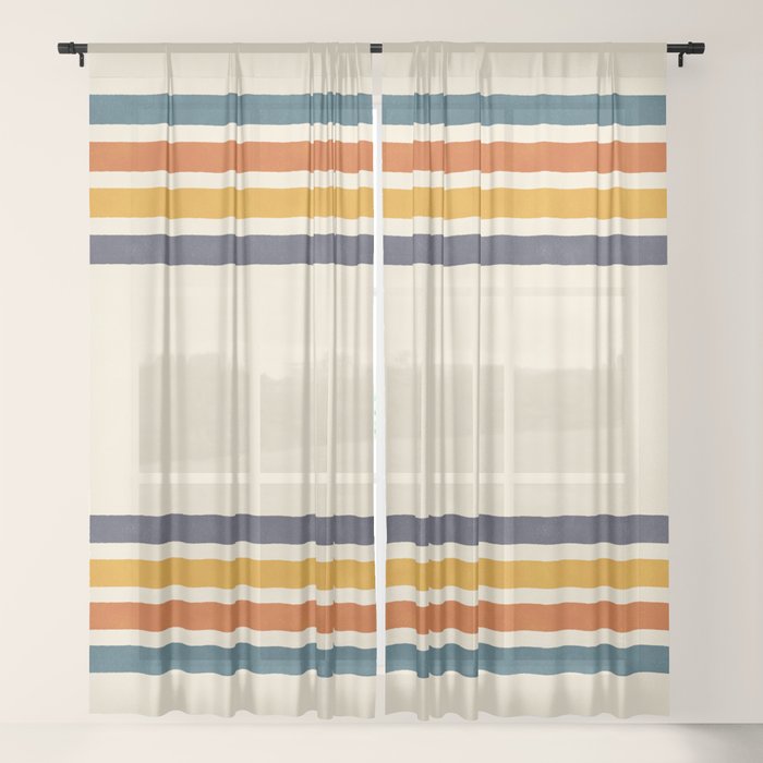 Blanket Stripe - classic Window Curtain