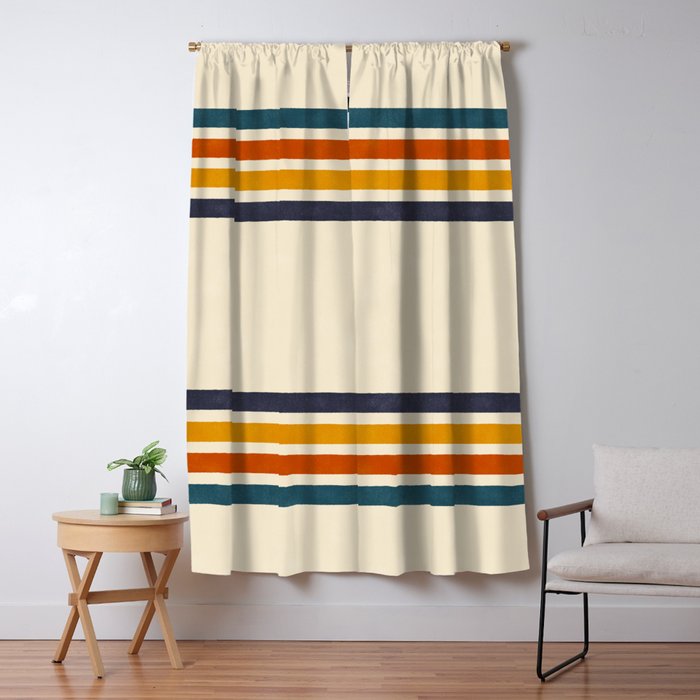 Blanket Stripe - classic Window Curtain