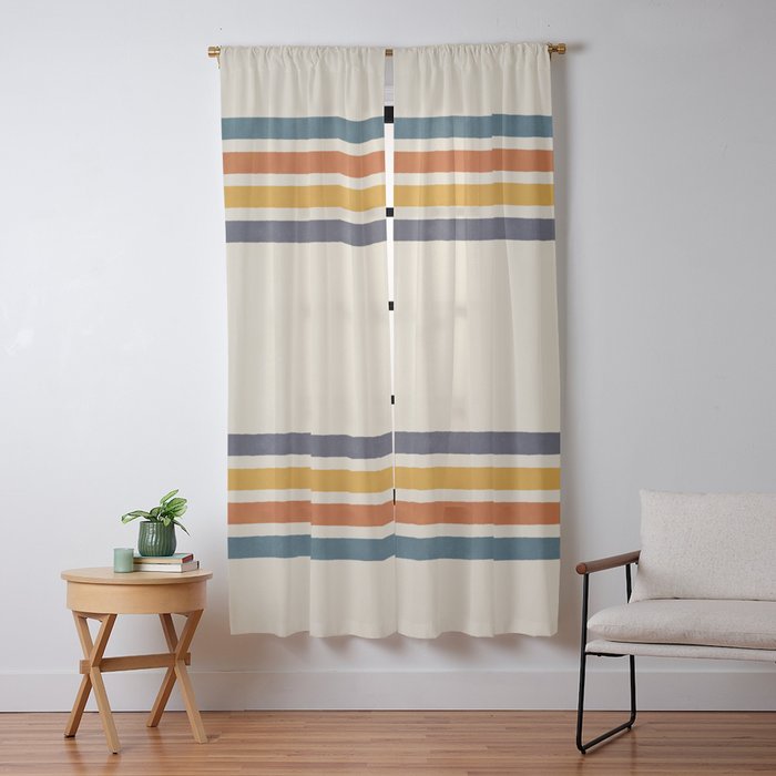 Blanket Stripe - classic Window Curtain