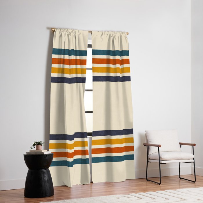 Blanket Stripe - classic Window Curtain