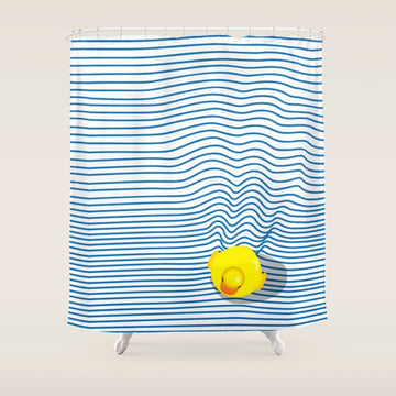 Rubber Ducky Shower Curtain