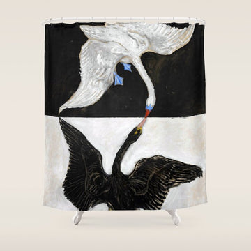 Hilma af Klint The Swan Shower Curtain