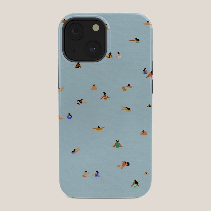 Dusty blue II iPhone Case