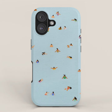 Dusty blue II iPhone Case