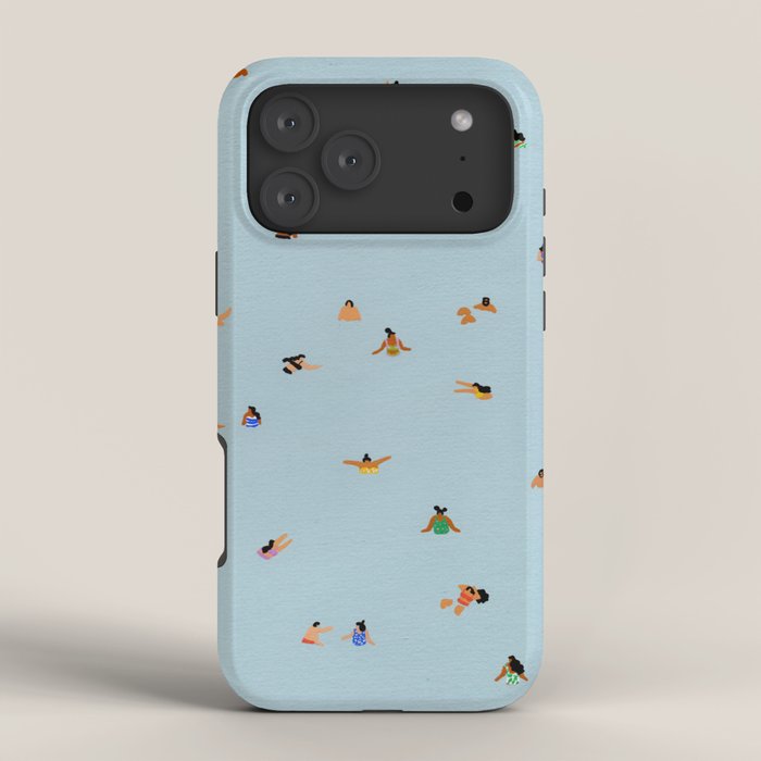 Dusty blue II iPhone Case