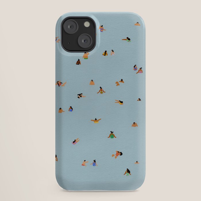Dusty blue II iPhone Case