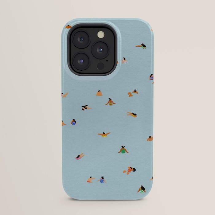 Dusty blue II iPhone Case