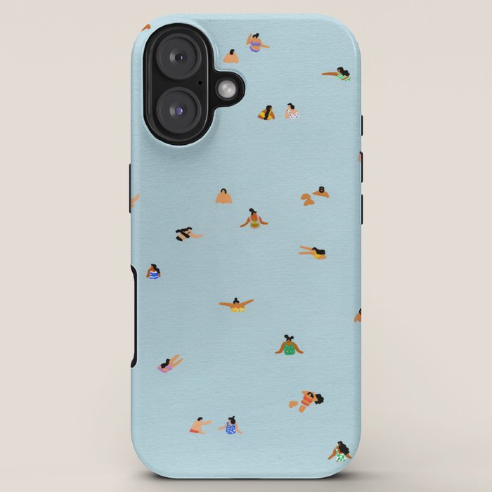 Dusty blue II iPhone Case