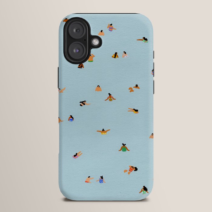 Dusty blue II iPhone Case