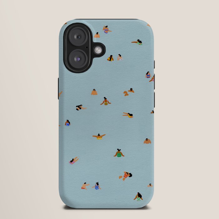 Dusty blue II iPhone Case