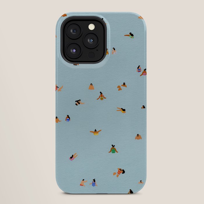 Dusty blue II iPhone Case