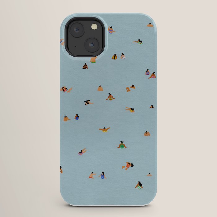 Dusty blue II iPhone Case
