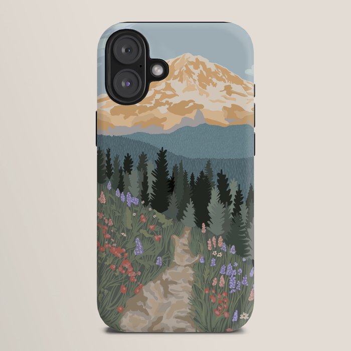 Mount Rainier National Park iPhone Case