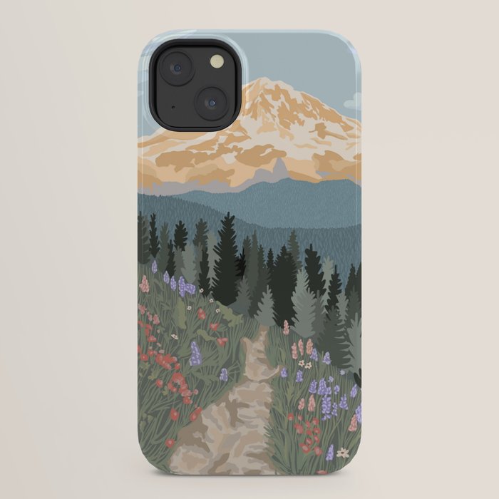 Mount Rainier National Park iPhone Case