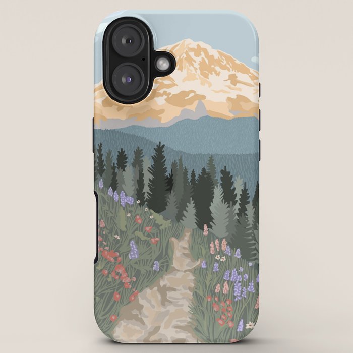 Mount Rainier National Park iPhone Case