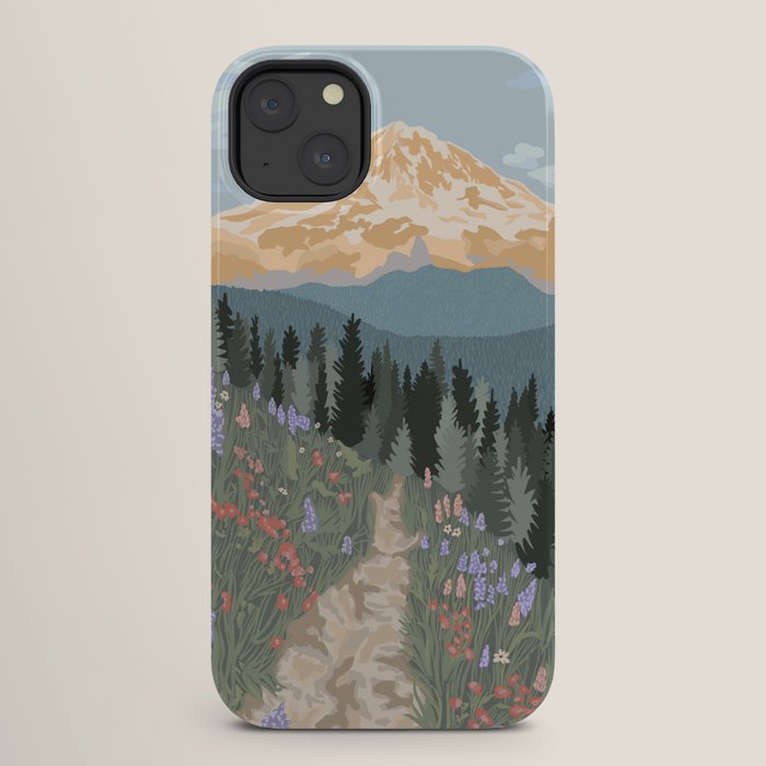 Mount Rainier National Park iPhone Case