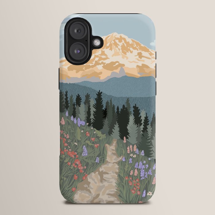 Mount Rainier National Park iPhone Case