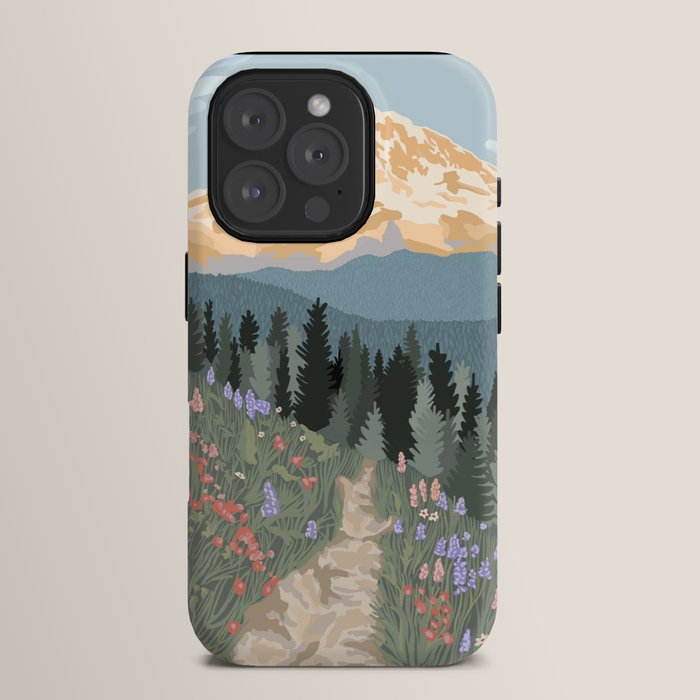 Mount Rainier National Park iPhone Case