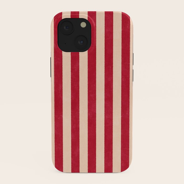 STRIPES 001 L - Tomato iPhone Case