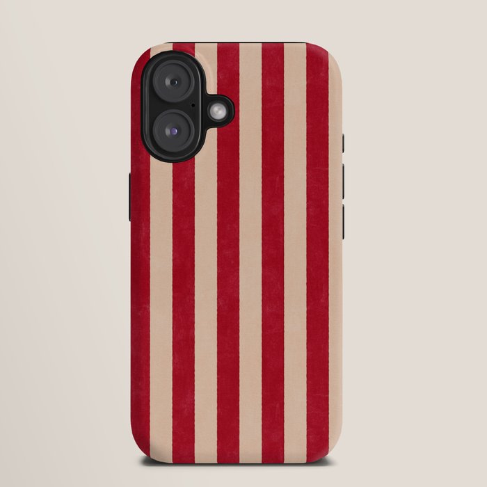 STRIPES 001 L - Tomato iPhone Case