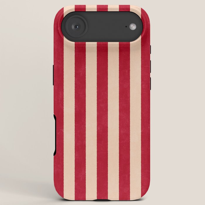 STRIPES 001 L - Tomato iPhone Case