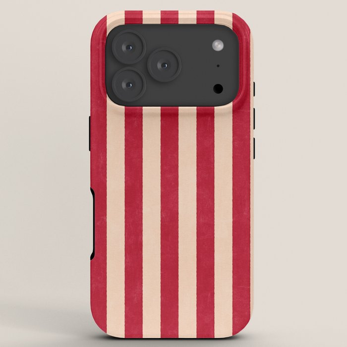 STRIPES 001 L - Tomato iPhone Case