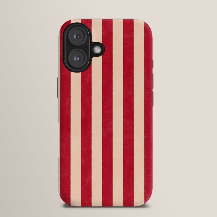 STRIPES 001 L - Tomato iPhone Case