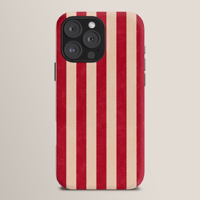STRIPES 001 L - Tomato iPhone Case