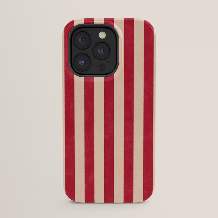 STRIPES 001 L - Tomato iPhone Case