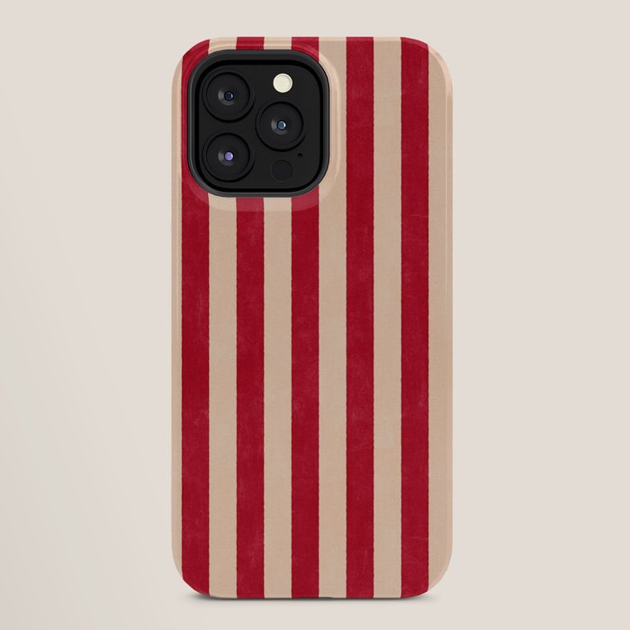 STRIPES 001 L - Tomato iPhone Case