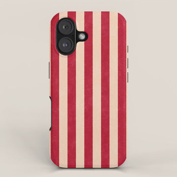 STRIPES 001 L - Tomato iPhone Case