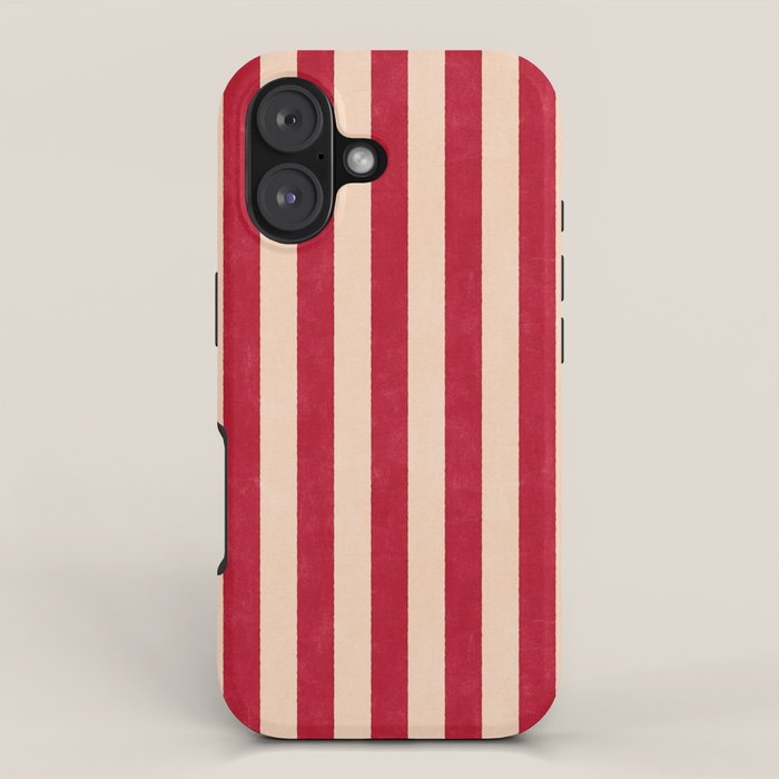 STRIPES 001 L - Tomato iPhone Case