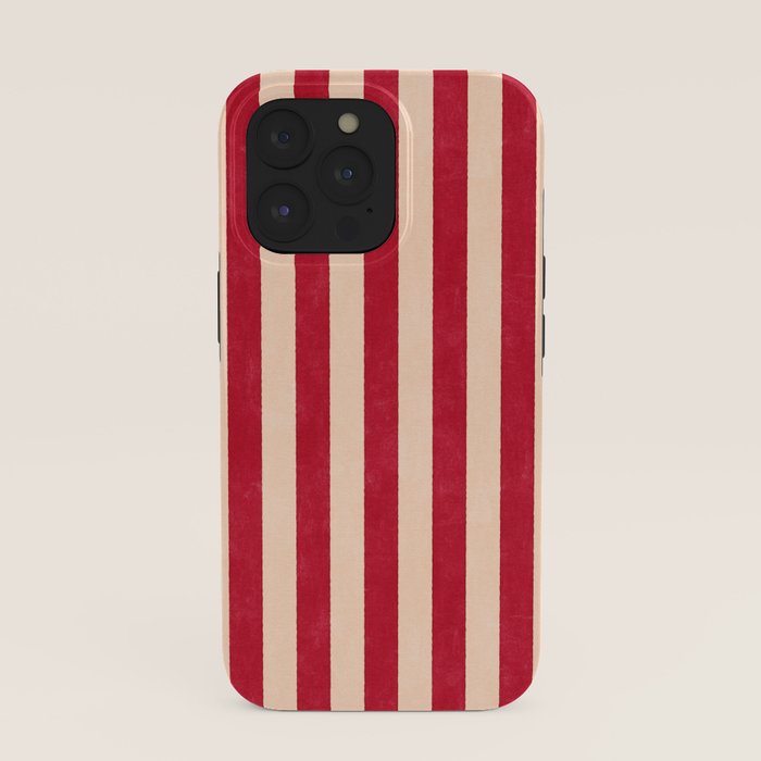 STRIPES 001 L - Tomato iPhone Case