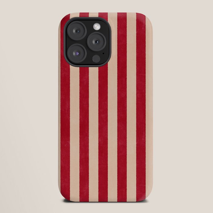 STRIPES 001 L - Tomato iPhone Case