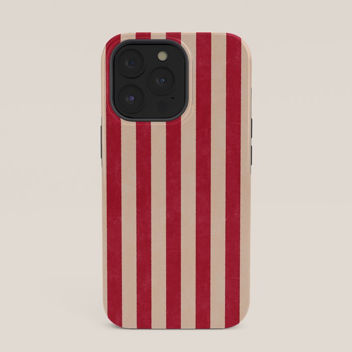 STRIPES 001 L - Tomato iPhone Case