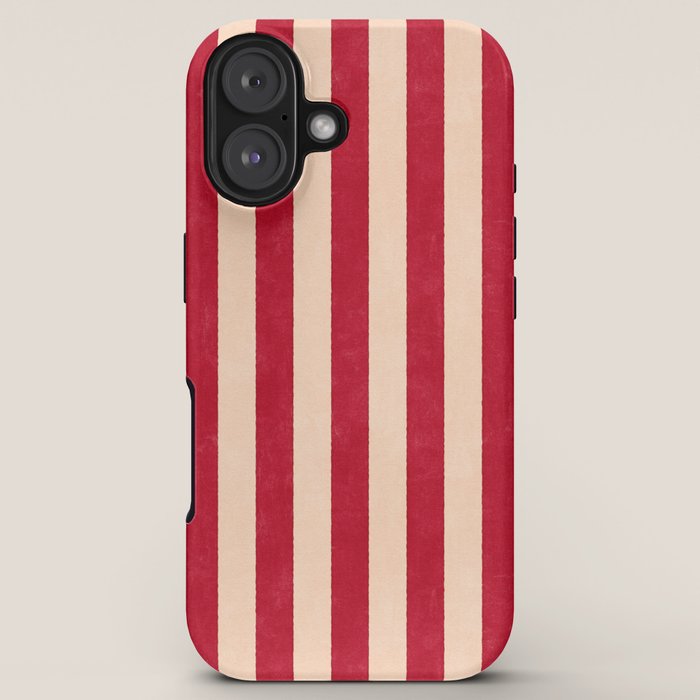 STRIPES 001 L - Tomato iPhone Case