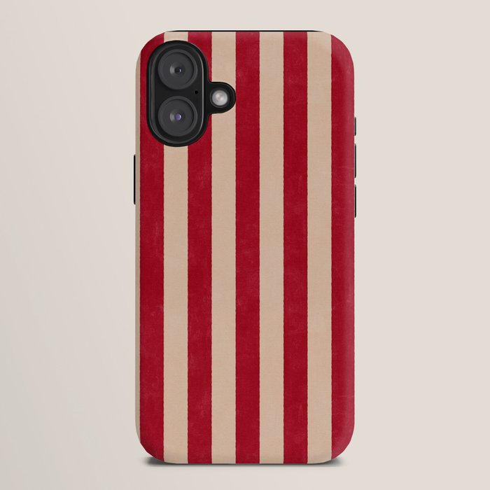 STRIPES 001 L - Tomato iPhone Case