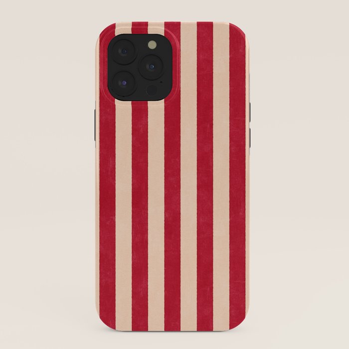 STRIPES 001 L - Tomato iPhone Case