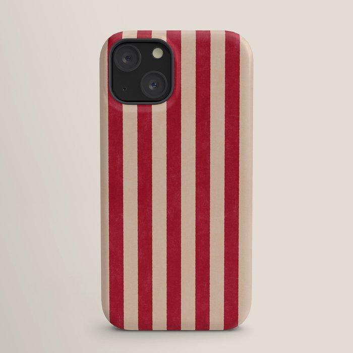 STRIPES 001 L - Tomato iPhone Case