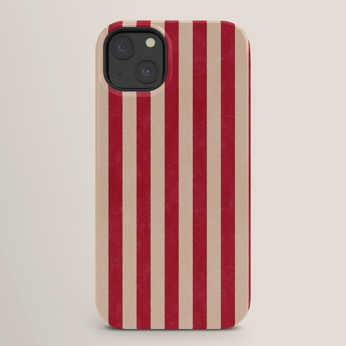 STRIPES 001 L - Tomato iPhone Case