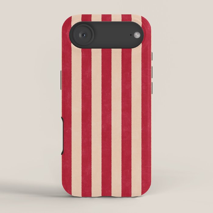 STRIPES 001 L - Tomato iPhone Case