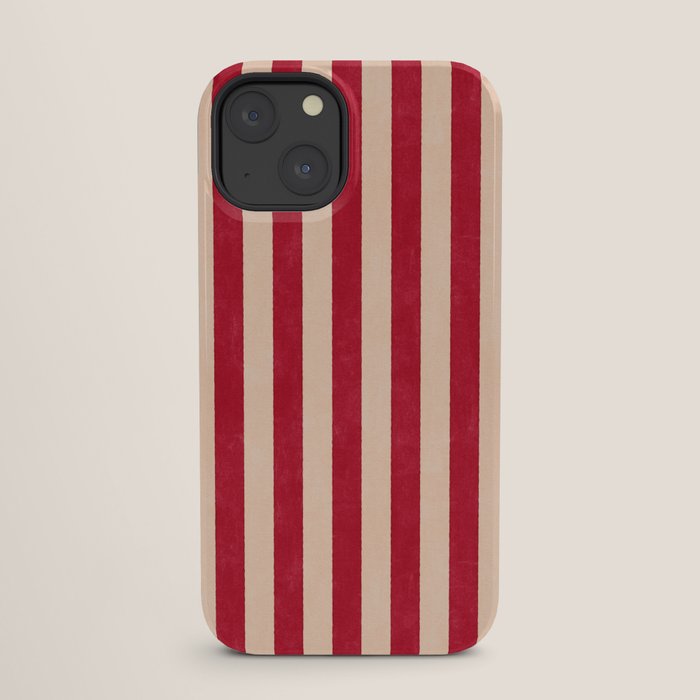 STRIPES 001 L - Tomato iPhone Case