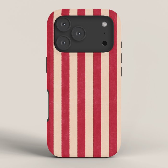 STRIPES 001 L - Tomato iPhone Case