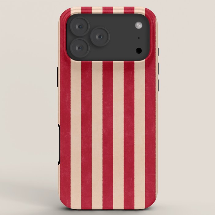 STRIPES 001 L - Tomato iPhone Case