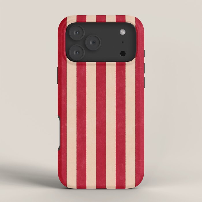 STRIPES 001 L - Tomato iPhone Case