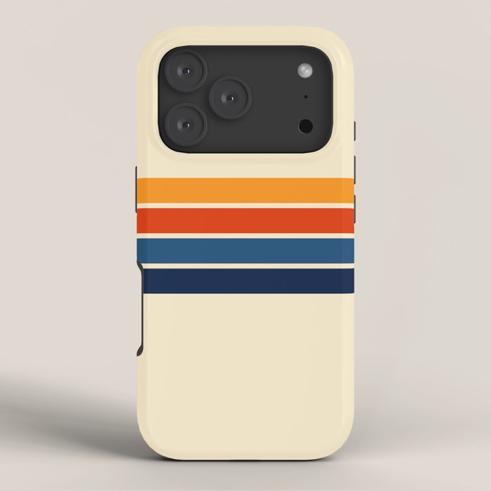 Classic Retro Stripes iPhone Case